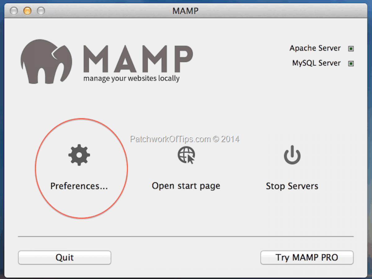 wamp server for mac os x